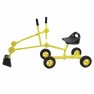 Smėlio ekskavatorius su sėdyne | Metalinis, geltonas, sukasi 360° | AXI A031.170.00