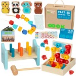 Lavinamasis Montessori žaislų rinkinis | Dėžutė XXL 7in1 19-21 mėn. | Tooky Toy BCTJ678