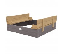 Smėliadėžė | medinė su suoliukais Ella, pilka | AXI C031.010.20