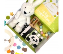 Pirmųjų žaislų rinkinys kūdikiui | pastelinis 0-6 mėn. | CLASSIC WORLD CW10027