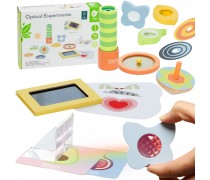Optinių eksperimentų rinkinys | Sensorinis jutimų lavinimo žaislas | Classic World CW20205
