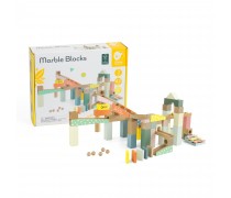 Medinė kamuoliukų ir domino trasa | CLASSIC WORLD CW20211