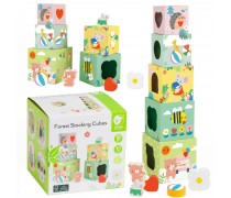 Mokomosios kaladėlės | Miško piramidė FSC | CLASSIC WORLD CW20222 Mokomosios kaladėlės | Miško piramidė FSC | CLASSIC WORLD CW20222