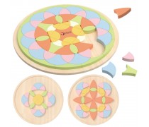 Mandalos dėlionė | Montessori | Gėlės | Classic World CW20261