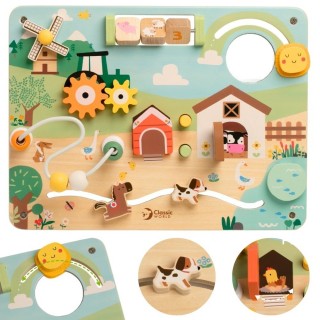 Medinė lavinamoji veiklos lenta | Farma | Classic World CW20299