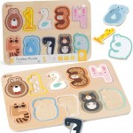 Medinė skaičių dėlionė | Montessori | CLASSIC WORLD CW40064