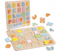 Medinė dėlionė Abėcėlė | Montessori | CLASSIC WORLD CW40065