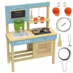 Medinė lauko virtuvėlė | XXL su priedais | Classic World CW50619