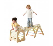 Laipiojimo trikampis | Medinė Montessori aikštelė 5-in-1 | CLASSIC WORLD CW60015