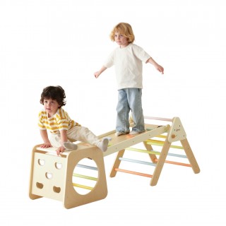 Laipiojimo trikampis | Medinė Montessori aikštelė 5-in-1 | CLASSIC WORLD CW60015