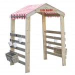 Sodo arka | medinė su stogeliu | CLASSIC WORLD CW70253