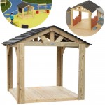 Medinis žaidimų namelis-pavėsinė | EDU | Classic World CW70272