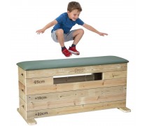 Medinė gimnastikos dėžė | 3 lygių | Classic World CW70305