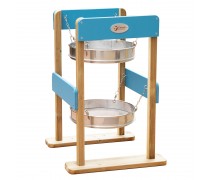 Smėlio žaislas dvigubas sietelis | Medinis | Classic World CW70802