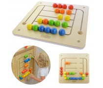 Edukacinė sieninė lenta labirintas su karoliukais | Montessori | Masterkidz ME03690