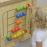 Edukacinė sieninė lenta labirintas su karoliukais | Montessori | Masterkidz ME03690