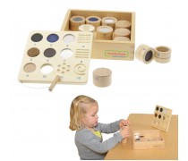 Lavinamasis žaidimas "Atspėk liečiant" | Medžiagos ir faktūros | Masterkidz ME05359