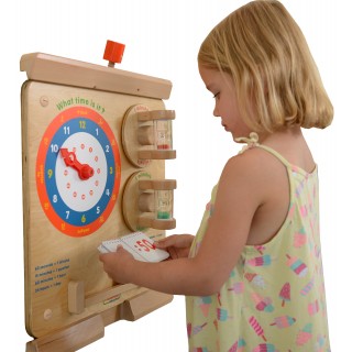 Edukacinė laiko pažinimo lenta | Mokomasis laikrodis | Masterkidz ME09609