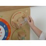 Edukacinė laiko pažinimo lenta | Mokomasis laikrodis | Masterkidz ME09609