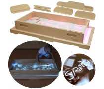 Smėlio žaidimų padėklas | LED šviesos stalui | Masterkidz ME09623 Smėlio žaidimų padėklas | LED šviesos stalui | Masterkidz ME09623