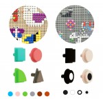 Geometrinių figūrų rinkinys | STEM lentai, 256 vnt. | Masterkidz ME14702