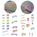 Konstrukcinis rinkinys | Trasa kamuoliukams | STEM 209 dalys | Masterkidz ME15136