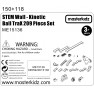 Konstrukcinis rinkinys | Trasa kamuoliukams | STEM 209 dalys | Masterkidz ME15136