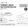 Kamuoliukų trasos konstruktorius | STEM lentai, 440 el. | Masterkidz ME15143