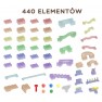 Kamuoliukų trasos konstruktorius | STEM lentai, 440 el. | Masterkidz ME15143