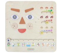 Edukacinė lenta | Emocijų pažinimas "Kaip jautiesi?" | Montessori | Masterkidz ME15273