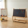 Dvipusė lenta molbertas | 3in1 ant ratukų | Masterkidz ME16768