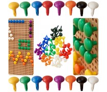 Spalvoti kaiščiai | STEM lentai | Jumbo 64 vnt. | Masterkidz ME21113