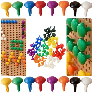 Spalvoti kaiščiai | STEM lentai | Jumbo 64 vnt. | Masterkidz ME21113