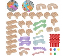 Konstruktorius kamuoliukų trasa | STEM lentai 63 dalys | Masterkidz ME25043 Konstruktorius kamuoliukų trasa | STEM lentai 63 dalys | Masterkidz ME25043