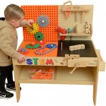 Medinės dirbtuvės XXL | Montessori | STEM su įrankiais | MASTERKIDZ ME29591