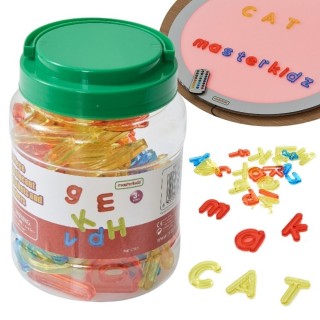 Skaidrios abėcėlės raidės | šviesos stalui 52 vnt. | Masterkidz ME30351