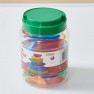 Sensoriniai akmenukai šviesos stalui | Spalvoti permatomi | Masterkidz ME30375