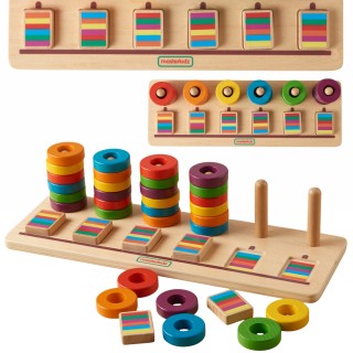 Spalvų ir skaičiavimo rūšiuoklis | Montessori | Masterkidz ME30504