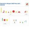 Geometrinių figūrų rinkinys | STEM, 260 det. | Masterkidz ME31181