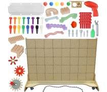 Lavinamoji STEM lenta | Laisvai pastatoma su priedais | Masterkidz ME32324