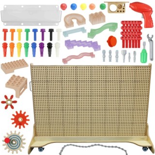 Lavinamoji STEM lenta | Laisvai pastatoma su priedais | Masterkidz ME32324