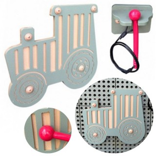 Muzikinis instrumentas | Guiro traktorius STEM lentai | Masterkidz ME33451