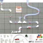 Vandens ir kamuoliukų trasa | STEM 84 dalys | Masterkidz ME33666