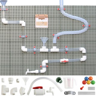 Vandens ir kamuoliukų trasa | STEM 84 dalys | Masterkidz ME33666