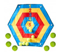 Lavinamasis žaidimas - taikinys su lipukais | šešiakampis STEM | Masterkidz ME35080