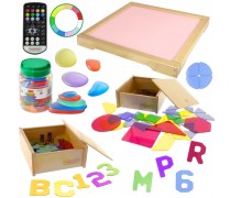 Šviesos stalas | Sensorinis su priedais | Masterkidz MK0015