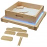 Sensorinis šviesos stalas | su smėlio dėže ir priedais | Masterkidz MK0017