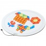 Lavinamasis LED šviesos skydas | Apvalus, su Montessori mozaika | Masterkidz MK0019