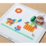 Šviesos stalas | Daugiaspalvis LED su Montessori mozaika | Masterkidz MK0021