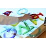 Šviesos stalas | Kvadratinis spalvotas LED su priedų rinkiniu | Masterkidz MK0022